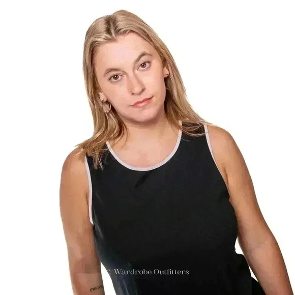 Kate Spade Black Ruffled Peplum Tank - S - Picture 8 of 11